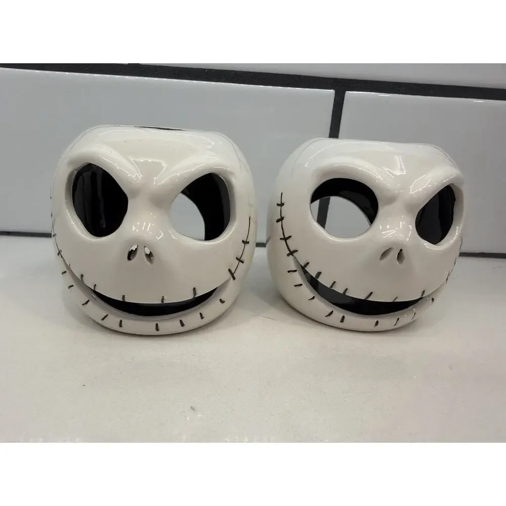 NEW Jack Skellington Nightmare Before Christmas Tea Light Candle Holder Set 💀